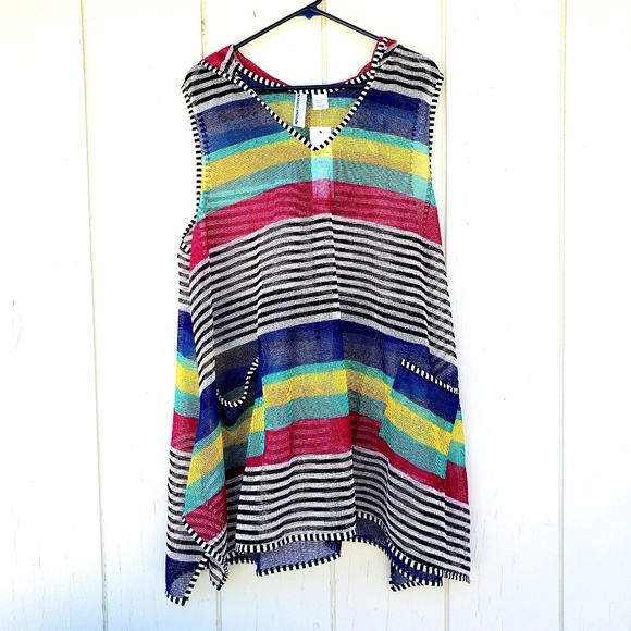 nouveaumonde Other - Nouveau Monde Multi Color Mesh Cover-up
